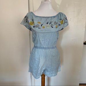 Light blue romper sz small
